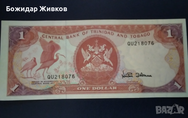 1 долар остров Тринидад и Тобаго 1964г