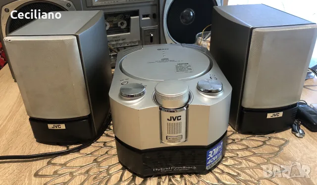  качествена компактна Hi-Fi система JVC CA-FSX1 , снимка 9 - Радиокасетофони, транзистори - 55807742
