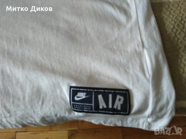 Nike Найк памучна маркова оригинална  тениска с лого отпред размер ХХЛ, снимка 2 - Спортна екипировка - 34657018