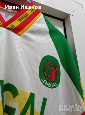 Оригинална фланелка на Сенегал - 2002г., снимка 2 - Футбол - 49323332