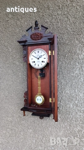 Стенен часовник - REGULATOR - 31 Days - Korea - 1960"г., снимка 6 - Антикварни и старинни предмети - 53411503