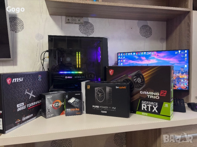 Професионален Геймнг Компютър, снимка 3 - Геймърски - 52592064
