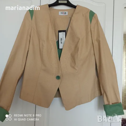 Дамско сако пролет-лято, снимка 4 - Сака - 48727337