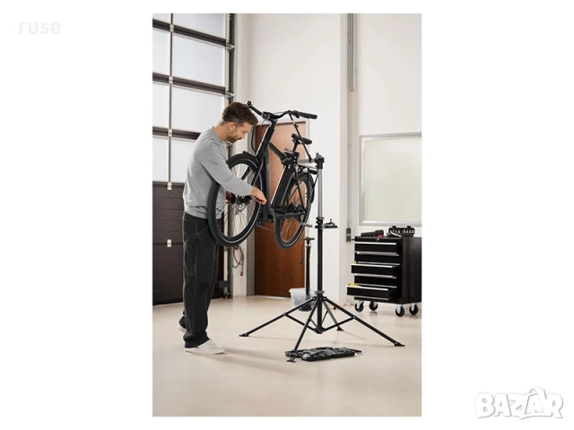 НОВИ! Стойка за ремонт, монтаж и съхранение на велосипед 360° регулируема, снимка 2 - Аксесоари за велосипеди - 51467887