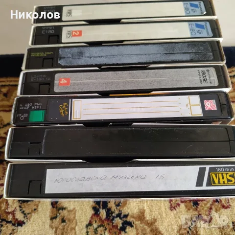  Видеокасетки  VHS 180 минути  "7бр к-т 15€"Сръбски Вечни Песни!+Доставка! , снимка 2 - Аудио касети - 55992382