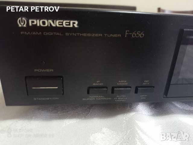 Тунер PIONEER F 656, снимка 2 - Ресийвъри, усилватели, смесителни пултове - 40278904