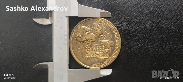 Бронзов медал - Германия, снимка 3 - Други ценни предмети - 52388460