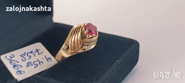 Руски Златен пръстен-4,45гр/14кр, снимка 3 - Пръстени - 50977174