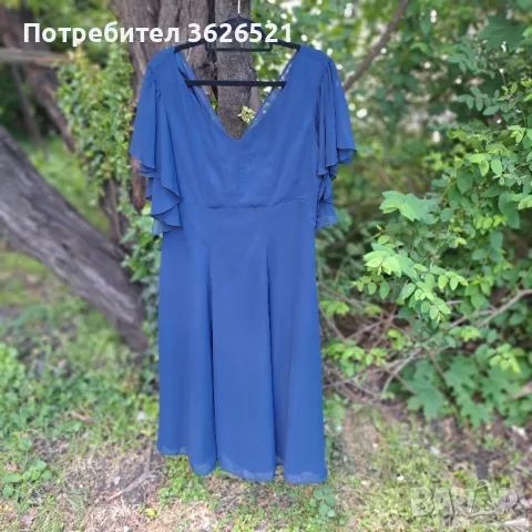 Елегантна, стилна и ефирна рокля Swing Curve, размер 44, снимка 5 - Рокли - 50339269