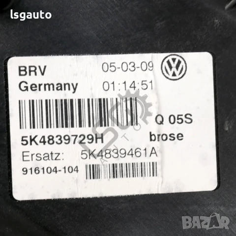 Механизъм заден ляв ел. стъклоповдигач Volkswagen Golf VI 2008-2016 ID:148588, снимка 3 - Части - 51401431