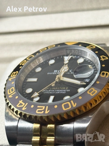 Rolex Gmt two Tone Zombie, снимка 8 - Мъжки - 53172468