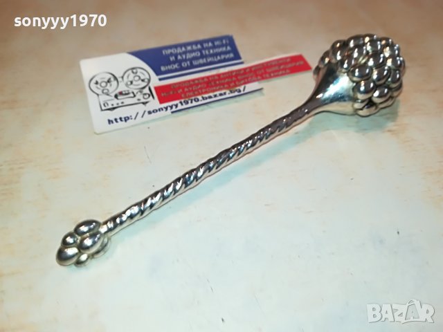 ПОСРЕБРЕНА АНТИКА ОТ ФРАНЦИЯ-ТЕЖКА МАСИВНА 2703231648, снимка 3 - Антикварни и старинни предмети - 40155391