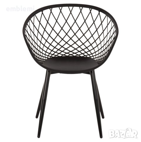 Стол трапезен ARMCHAIR ARIADNE HM8001 Черен, снимка 4 - Столове - 44275667