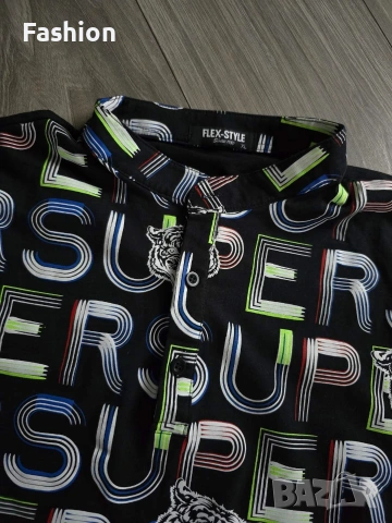 Мъжка тениска по модел на KENZO, снимка 4 - Ризи - 53575570