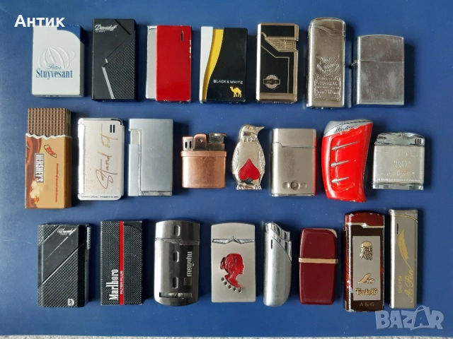 Колекция Стари Метални Запалки 45 Броя / Marlboro Assos Muratti Camel Jeneral L&М, снимка 2 - Други ценни предмети - 51736111