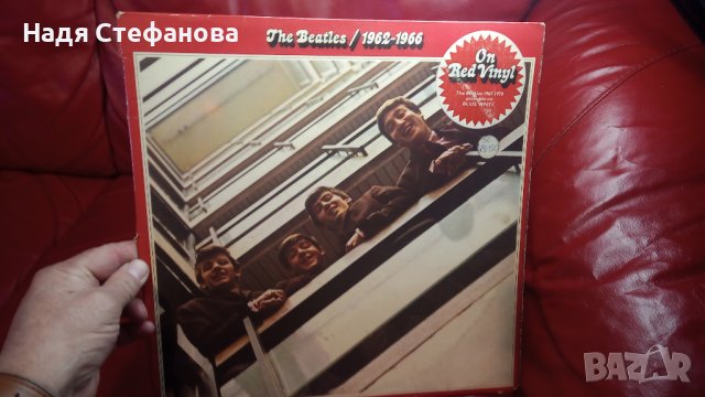 Двоен албум на Битълс THE BEATLES on red vinyl 1962/1966