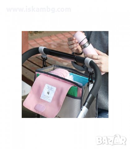 ЧАНТА ЗА БЕБЕШКИ ПРИНАДЛЕЖНОСТИ ЗА ДЕТСКА КОЛИЧКА - код 2633, снимка 3 - Други - 33929413
