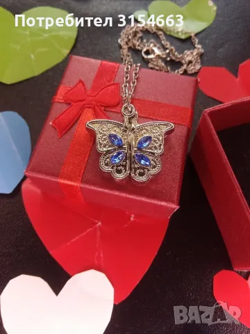 Колие с кристали , снимка 3 - Колиета, медальони, синджири - 49657855