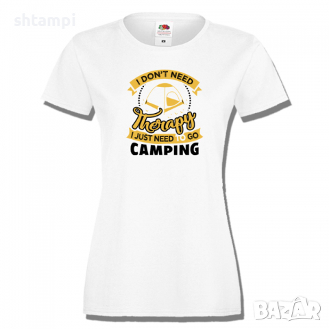 Дамска тениска I Don't Need Therapy,Изненада,Подарък,Поход,Връх,Хижа, снимка 3 - Тениски - 36373699