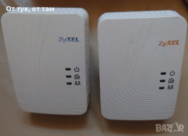 ZyXEL PLA4201 500 Mbps Powerline Ethernet адаптер, снимка 1 - Мрежови адаптери - 41788169