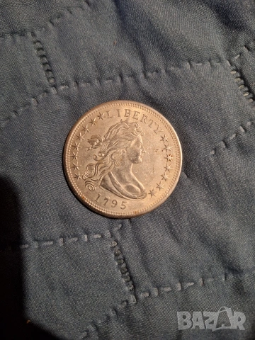 1 долар- 1795 г., снимка 3 - Нумизматика и бонистика - 53438208