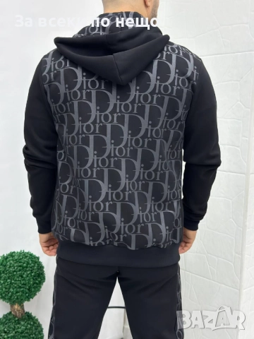 Christian Dior Мъжки Черен Спортен Комплект🔝Мъжки Спортен Екип Кристиян Диор Код A861, снимка 2 - Спортни дрехи, екипи - 51627422