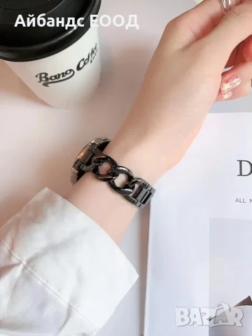 Каишка от НЕРЪЖДАЕМА стомана за Samsung/Huawei/Garmin/Amazfit, снимка 7 - Каишки за часовници - 49423006