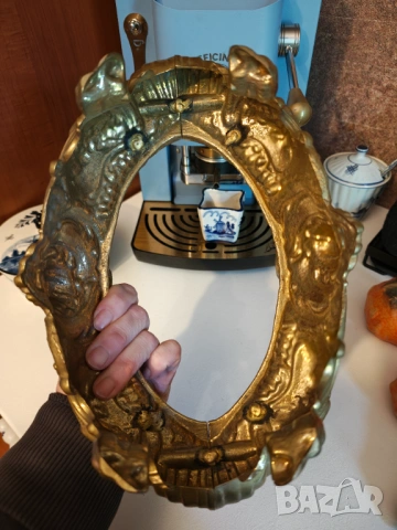 Масивна антикварна  бронзова фруктиера , снимка 15 - Антикварни и старинни предмети - 51769826