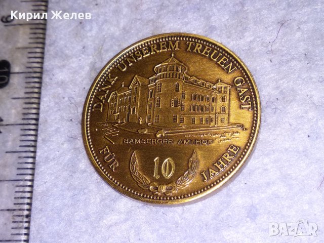 КРАСИВ ЮБИЛЕЕН КОЛЕКЦИОНЕРСКИ ПЛАКЕТ АВСТРИЯ ГРАДСКА ЦЪРКВА ДВУСТРАНЕН 38552, снимка 8 - Антикварни и старинни предмети - 41512100