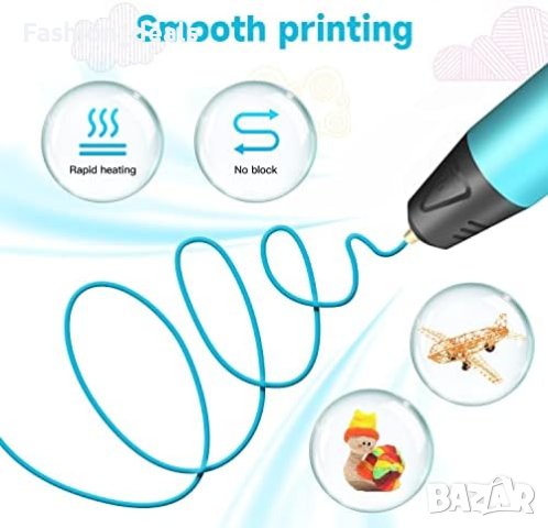 Нова 3D писалка за деца възрастни химикалка Творчество Проект Изкуство, снимка 5 - Други - 42662756