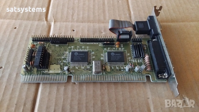 UMC HBQ4MC8635 Multi Controller 16-bit ISA IDE FLOPPY COM Print Card, снимка 5 - Други - 53417202