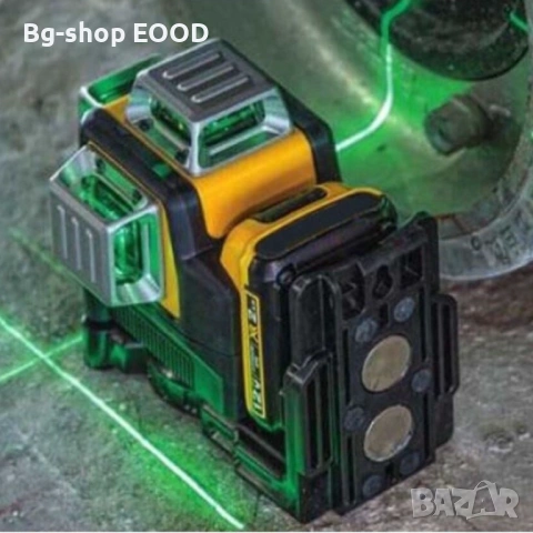 Лазерен нивелир Kraft Royal, Самонивелиращ, 4D, Дистнационно, Жълт, 5VDC, 5Ah, снимка 4 - Други инструменти - 53742607