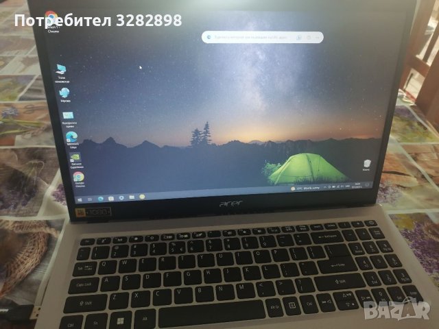 Продавам лаптоп acer acpire 3 gaming, снимка 5 - Лаптопи за игри - 41566600