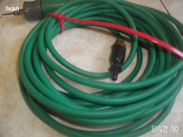 Пневматична Немска Старо Качество-Мини Дрелка-Шлифовалка-С Маркуч и Диамантено Острие-Отлична-6 bar, снимка 7 - Диамантени и режещи инструменти - 41597021