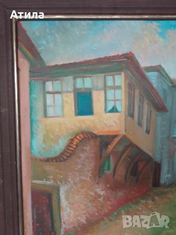 картина Пловдив 61/51 см, снимка 4 - Картини - 51418132