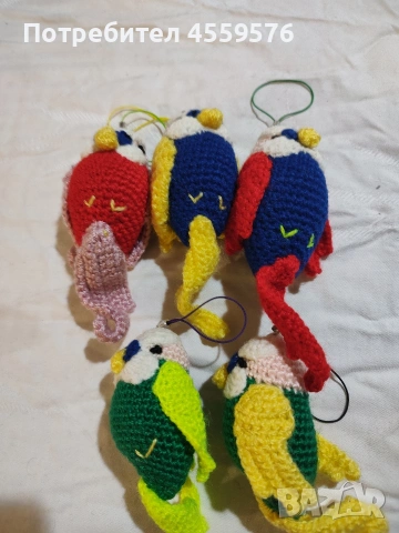 плетени ключоудържатели, снимка 9 - Плюшени играчки - 53773093