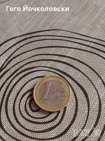 Френската монета от 1 евро от 1999 г. , снимка 2 - Нумизматика и бонистика - 53200294