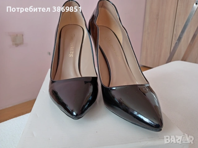Елегантни, официални дамски обувки на ток. , снимка 7 - Дамски елегантни обувки - 53541117