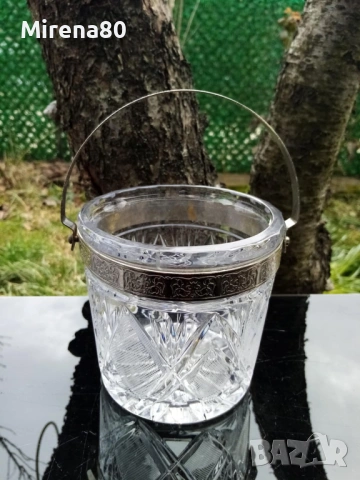 Българска кристална ледарка, снимка 2 - Антикварни и старинни предмети - 53488453