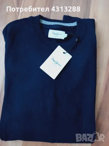 Pepe Jeans L/XL пуловер -памук,вълна,кашмир, снимка 9 - Пуловери - 48233462