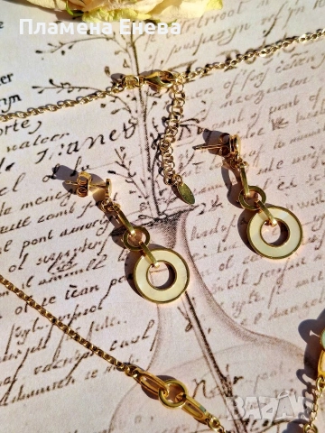 Дизайнерски сребърен комплект бижута Li-La-Lo., снимка 5 - Бижутерийни комплекти - 53744787