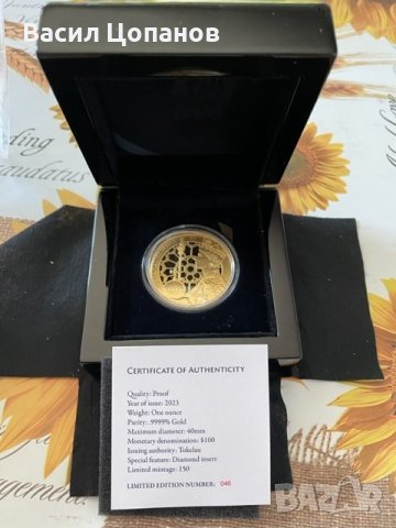 Колекционерска златна монета с кралица Елизабет 2 коронация, снимка 3 - Нумизматика и бонистика - 41845290