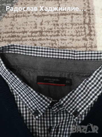 Pierre Cardin 2 блузи с яки XL