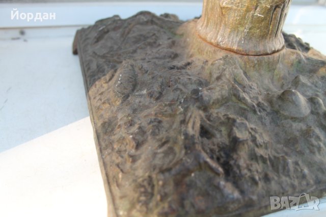 Чугунена стойка за елха 1920 г., снимка 2 - Антикварни и старинни предмети - 41726905