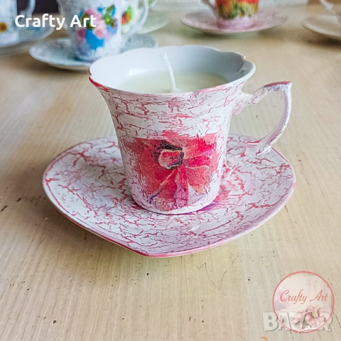 Ароматна свещ от натурален соев восък 