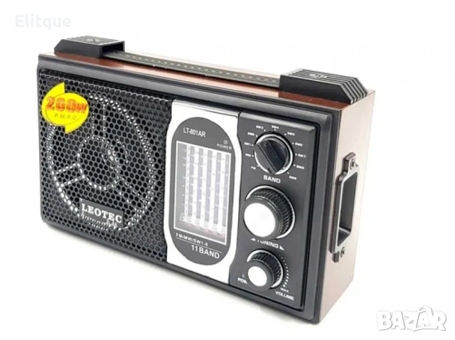 Портативно радио с телескопична антена Leotec LT-801AR, снимка 3 - Друга електроника - 53456529