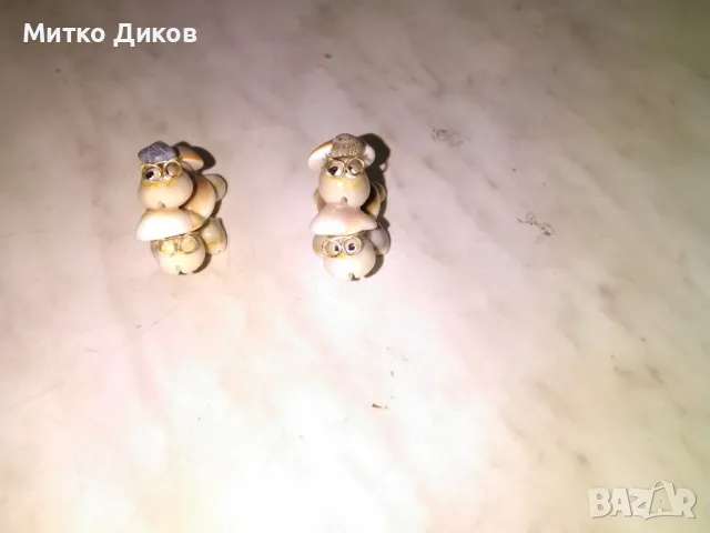 Мини декоративни фигурки костенурки от миди и други ръчно направени