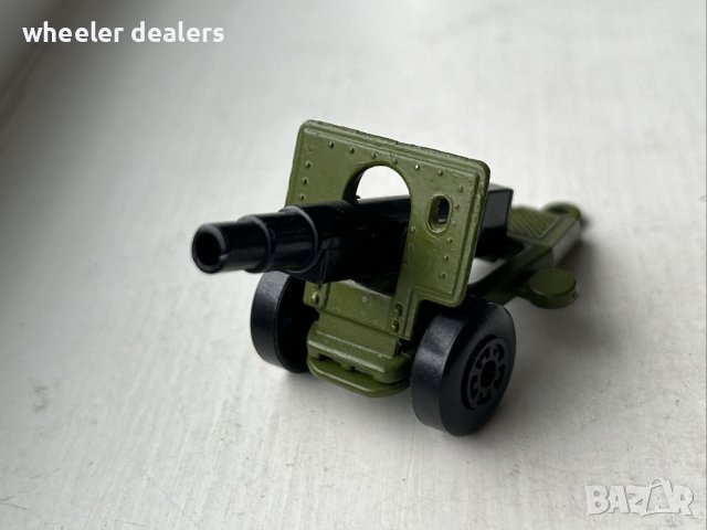 Метална количка - военно оръдие - топ Matchbox Field Gun 1/64