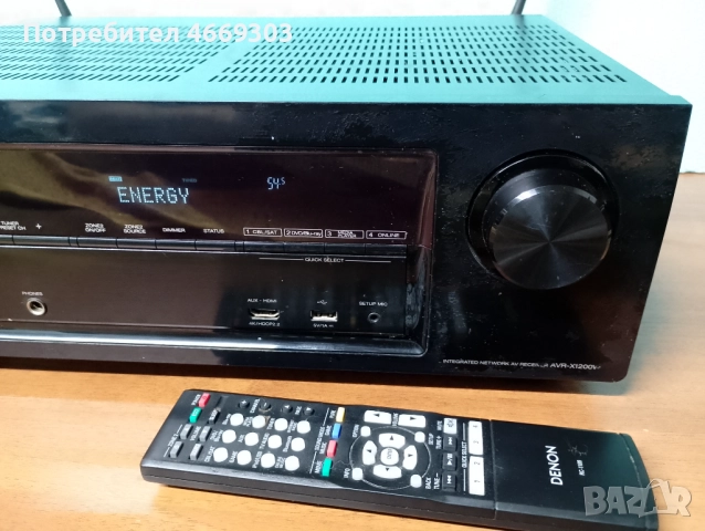 Denon AVR X 1200W Коледна промоция 300лв, снимка 3 - Ресийвъри, усилватели, смесителни пултове - 52868961