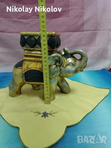 слон саксия статуетка , снимка 5 - Статуетки - 53612095